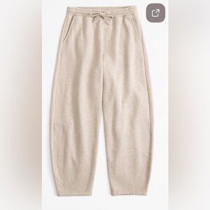 Abercrombie Barrel Sweatpants - heathered oatmeal